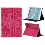 Crocodile iPad Air 1 Leather Case (Magenta)
